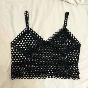 Black see through top 🖤